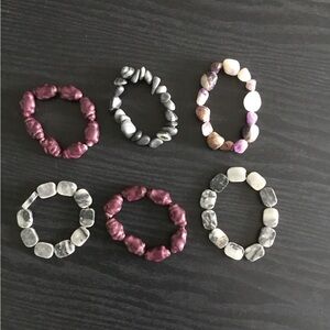Stone Bead Bracelets